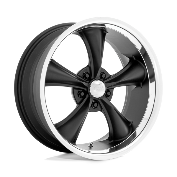 American Racing Vintage VN338 BOSS TT TEXTURED BLACK WITH DIAMOND CUT LIP Wheels for 2015-2020 ACURA TLX [] - 20X8.5 28 MM - 20"  - (2020 2019 2018 2017 2016 2015)