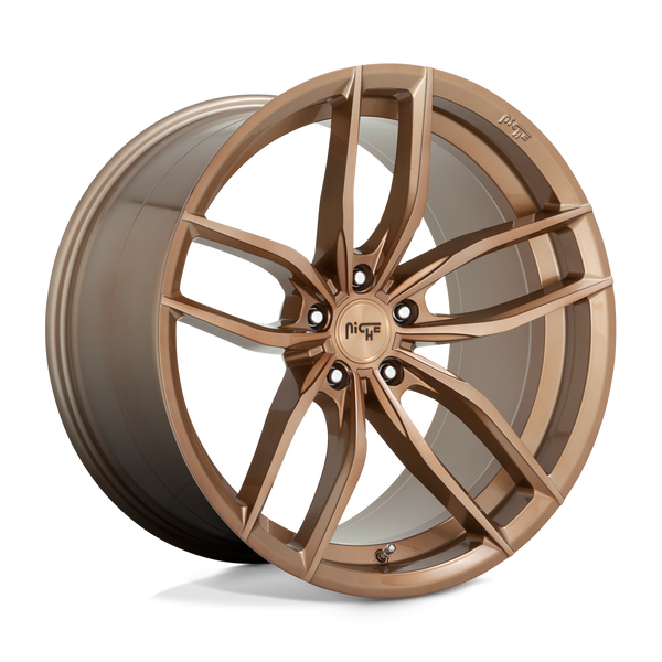 Niche 1PC M202 VOSSO GLOSSY BRONZE BRUSHED Wheels for 2014-2020 ACURA RLX [] - 18X8 40 mm - 18"  - (2020 2019 2018 2017 2016 2015 2014)