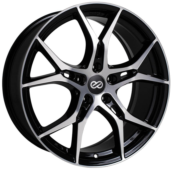 Enkei VULCAN Black Machined Wheels for 2019-2023 ACURA RDX [] - 18x8 40 mm - 18"  - (2023 2022 2021 2020 2019)