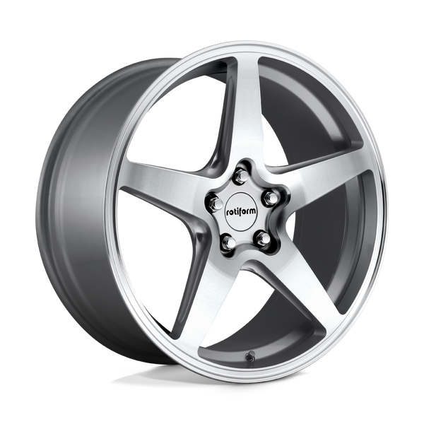 Rotiform 1PC R147 WGR GLOSS SILVER Wheels for 2015-2020 ACURA TLX [] - 18X8.5 35 MM - 18"  - (2020 2019 2018 2017 2016 2015)