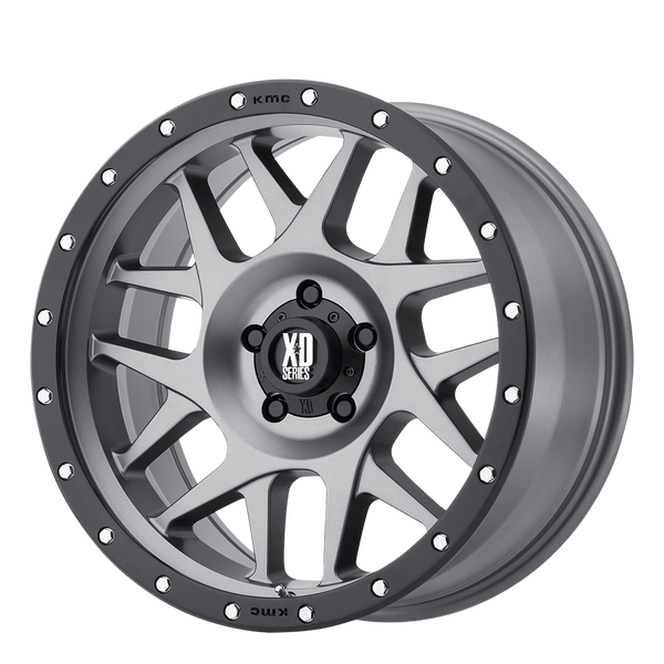 XD XD127 BULLY MATTE GRAY BLACK RING Wheels for 2019-2022 FORD RANGER [] - 18X9 18 MM - 18"  - (2022 2021 2020 2019)