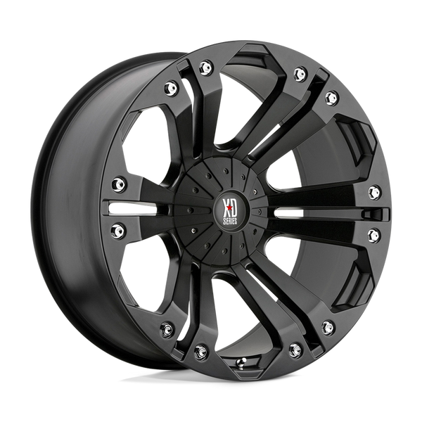 XD XD778 MONSTER MATTE BLACK Wheels for 2013-2023 FORD F-250 F-350 SUPER DUTY [] - 18X9 18 mm - 18"  - (2023 2022 2021 2020 2019 2018 2017 2016 2015 2014 2013)