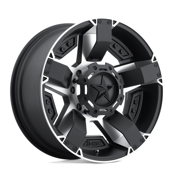 XD XD811 ROCKSTAR II MATTE BLACK MACHINED Wheels for 2014-2020 ACURA RLX [] - 18X9 30 mm - 18"  - (2020 2019 2018 2017 2016 2015 2014)