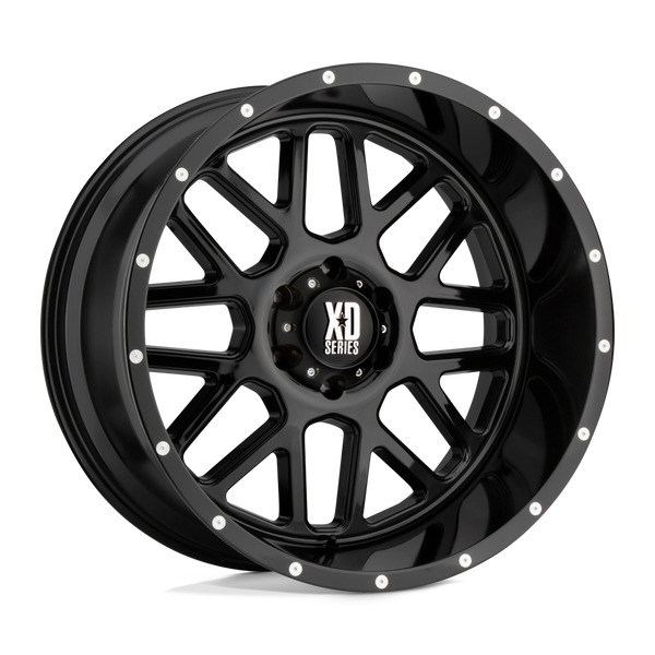 XD XD820 GRENADE GLOSS BLACK Wheels for 2014-2020 ACURA RLX [] - 18X8 38 mm - 18"  - (2020 2019 2018 2017 2016 2015 2014)