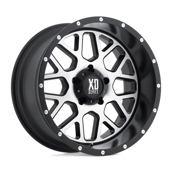 XD XD820 GRENADE SATIN BLACK MACHINED FACE Wheels for 2017-2022 ACURA ILX [] - 18X8 38 mm - 18"  - (2022 2021 2020 2019 2018 2017)