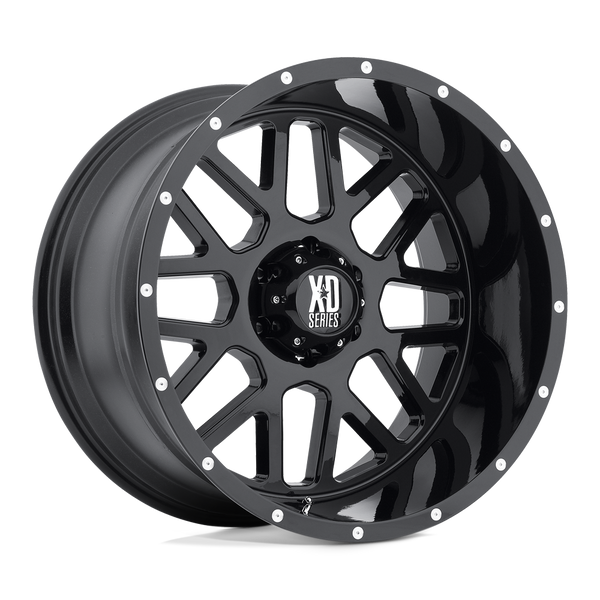 XD XD820 GRENADE SATIN BLACK Wheels for 2019-2022 FORD RANGER [] - 18X9 18 MM - 18"  - (2022 2021 2020 2019)