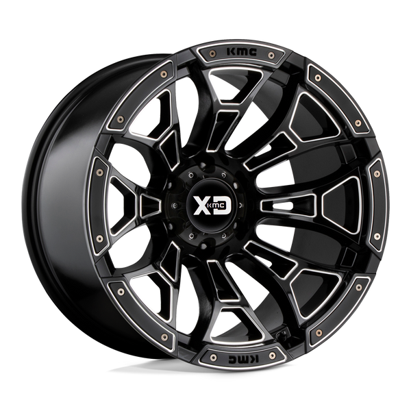 XD XD841 BONEYARD GLOSS BLACK MILLED Wheels for 2021-2022 FORD BRONCO [] - 20X9 0 MM - 20"  - (2022 2021)