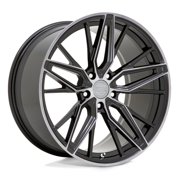 XO ZURICH GLOSS BLACK W/ MACHINED GLOSS DARK TINT Wheels for 2014-2016 ACURA MDX [] - 20X9 30 mm - 20"  - (2016 2015 2014)