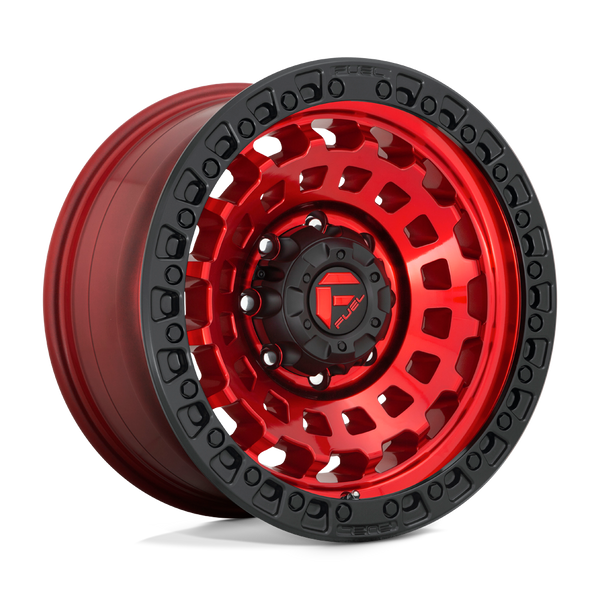 Fuel 1PC D632 ZEPHYR CANDY RED BLACK BEAD RING Wheels for 2010-2020 FORD F-150 [] - 20X9 1 mm - 20"  - (2020 2019 2018 2017 2016 2015 2014 2013 2012 2011 2010)