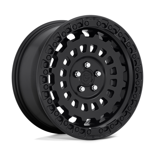 Fuel 1PC D633 ZEPHYR MATTE BLACK Wheels for 2017-2022 ACURA ILX [] - 17X8 38 mm - 17"  - (2022 2021 2020 2019 2018 2017)
