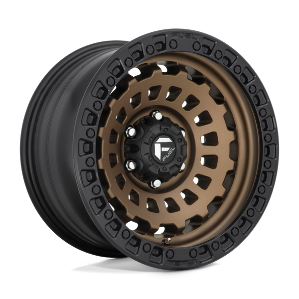 Fuel 1PC D634 ZEPHYR MATTE BRONZE BLACK BEAD RING Wheels for 2021-2023 FORD F-150 [] - 17X9 1 MM - 17"  - (2023 2022 2021)