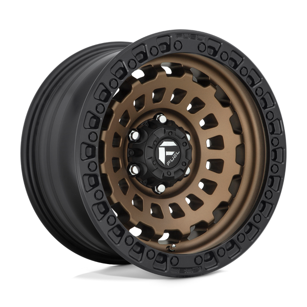 Fuel 1PC D634 ZEPHYR MATTE BRONZE BLACK BEAD RING Wheels for 2009-2014 ACURA TL [] - 17X8.5 34 mm - 17"  - (2014 2013 2012 2011 2010 2009)