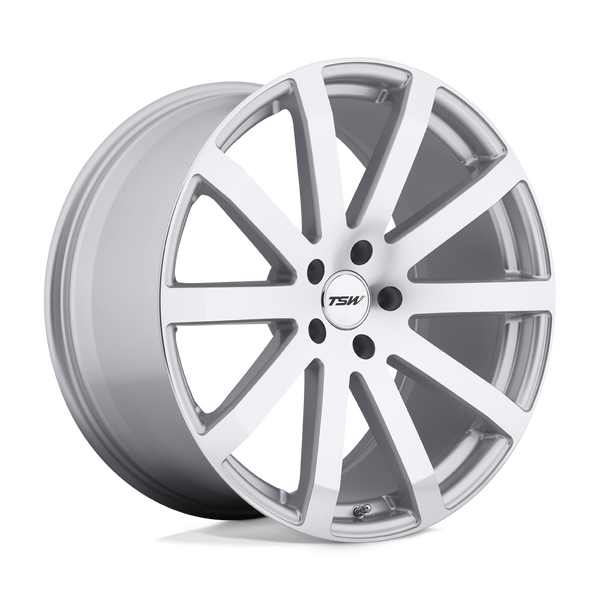 TSW BROOKLANDS SILVER W/ MIRROR-CUT FACE Wheels for 2019-2023 ACURA RDX [] - 19X8 35 mm - 19"  - (2023 2022 2021 2020 2019)