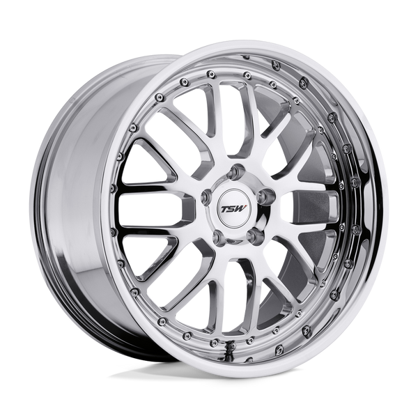 TSW VALENCIA CHROME Wheels for 2009-2014 ACURA TL [] - 17X8 32 mm - 17"  - (2014 2013 2012 2011 2010 2009)