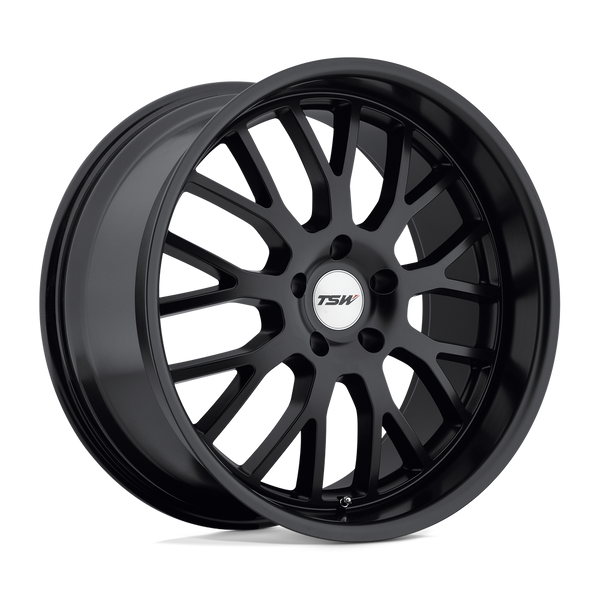 TSW TREMBLANT MATTE BLACK Wheels for 2004-2008 ACURA TL TYPE-S [] - 18X8 40 mm - 18"  - (2008 2007 2006 2005 2004)