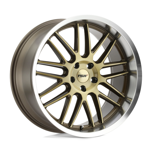 TSW AVALON BRONZE W/  BRUSHED BRONZE FACE & MACHINED LIP Wheels for 2004-2008 ACURA TL TYPE-S [] - 18X8.5 40 mm - 18"  - (2008 2007 2006 2005 2004)