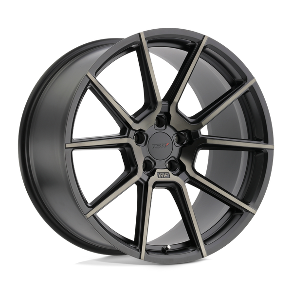 TSW CHRONO MATTE BLACK W/ MACHINE FACE & DARK TINT Wheels for 2013-2018 ACURA MDX [] - 20X8.5 40 mm - 20"  - (2018 2017 2016 2015 2014 2013)