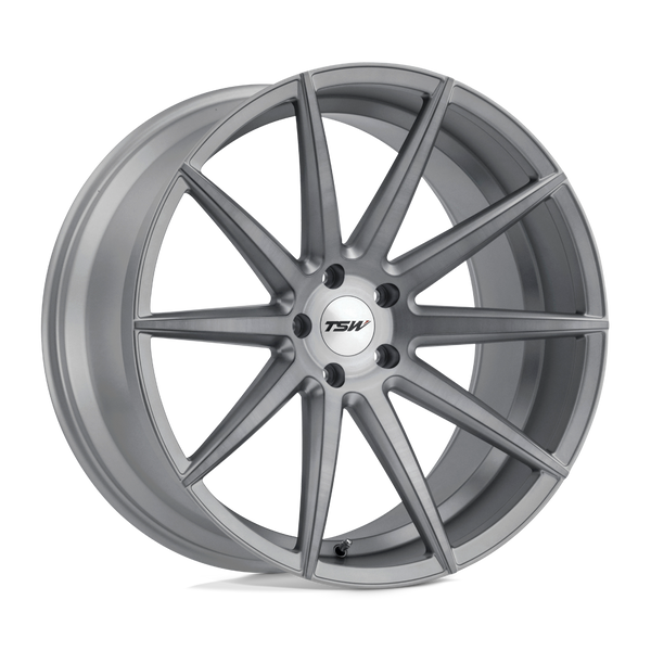TSW CLYPSE TITANIUM W/ MATTE BRUSHED FACE Wheels for 2013-2018 ACURA MDX [] - 20X8.5 35 mm - 20"  - (2018 2017 2016 2015 2014 2013)