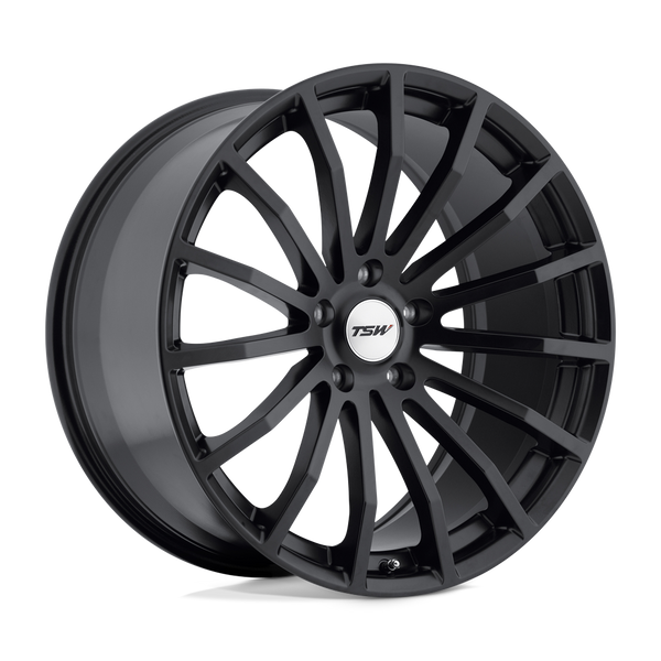 TSW MALLORY MATTE BLACK Wheels for 2004-2008 ACURA TL TYPE-S [] - 19X8 40 mm - 19"  - (2008 2007 2006 2005 2004)