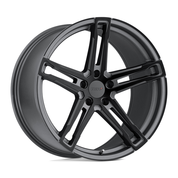 TSW MECHANICA MATTE GUNMETAL W/ MATTE BLACK FACE Wheels for 2014-2020 ACURA RLX [] - 18X8.5 35 mm - 18"  - (2020 2019 2018 2017 2016 2015 2014)