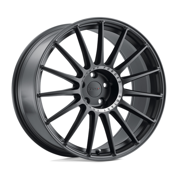 TSW PADDOCK SEMI GLOSS BLACK W/ MACHINED TINTED RING Wheels for 2004-2008 ACURA TL BASE 3.2L [] - 17X8 35 mm - 17"  - (2008 2007 2006 2005 2004)