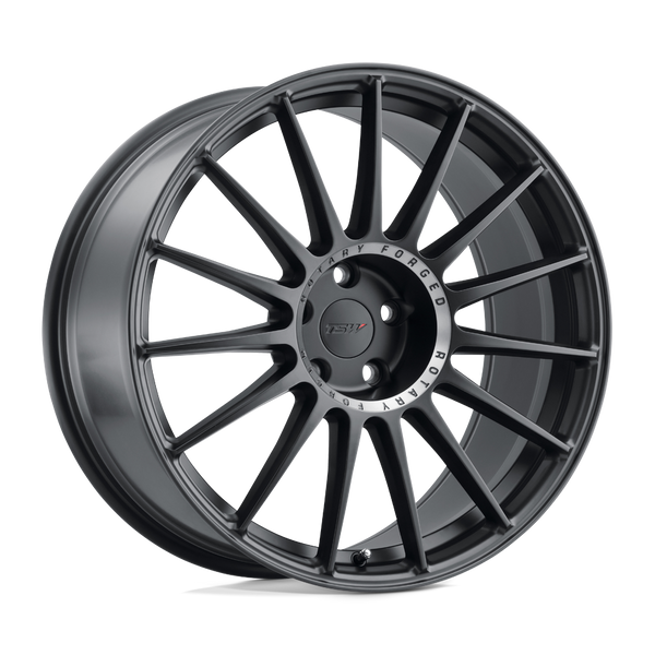 TSW PADDOCK SEMI GLOSS BLACK W/ MACHINED TINTED RING Wheels for 2021-2023 ACURA TLX [] - 17X8 35 mm - 17"  - (2023 2022 2021)