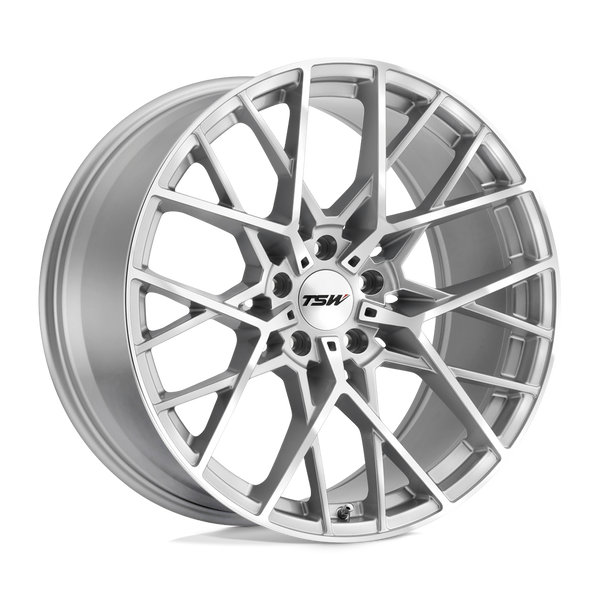 TSW SEBRING SILVER W/  MIRROR CUT FACE Wheels for 2019-2023 ACURA RDX [] - 19X8.5 35 mm - 19"  - (2023 2022 2021 2020 2019)