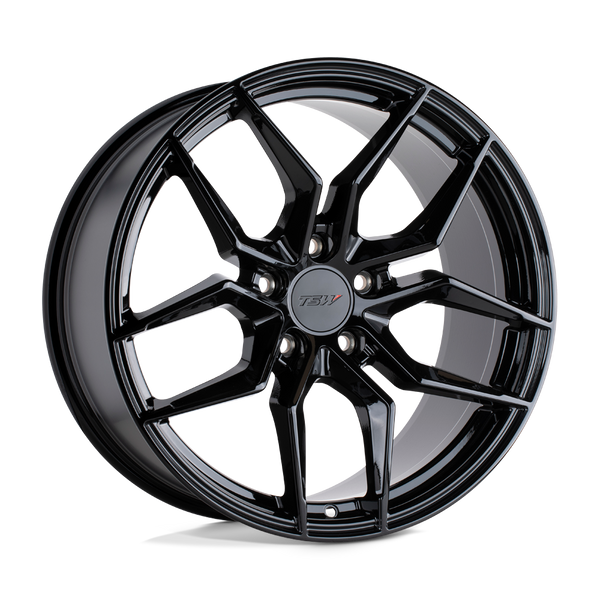 TSW SILVANO GLOSS BLACK Wheels for 2015-2020 ACURA TLX [] - 18X8.5 30 MM - 18"  - (2020 2019 2018 2017 2016 2015)