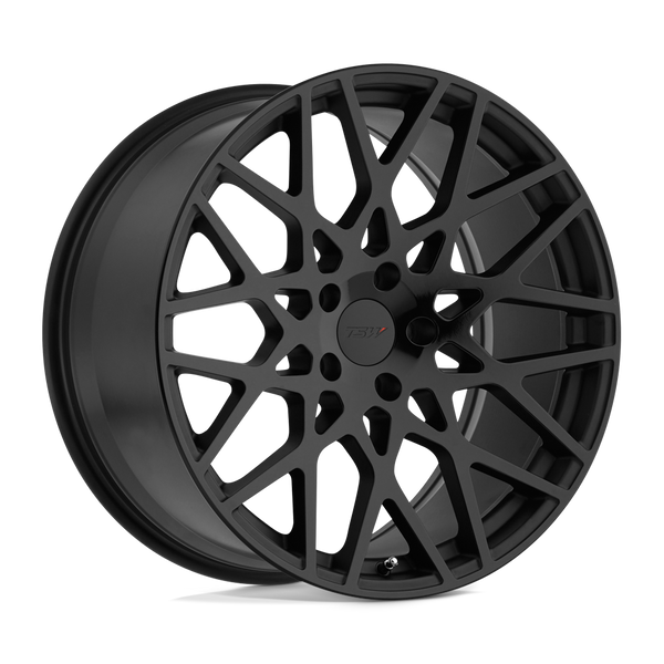 TSW VALE DOUBLE BLACK - MATTE BLACK W/ GLOSS BLACK FACE Wheels for 2013-2018 ACURA MDX [] - 18X8.5 40 mm - 18"  - (2018 2017 2016 2015 2014 2013)