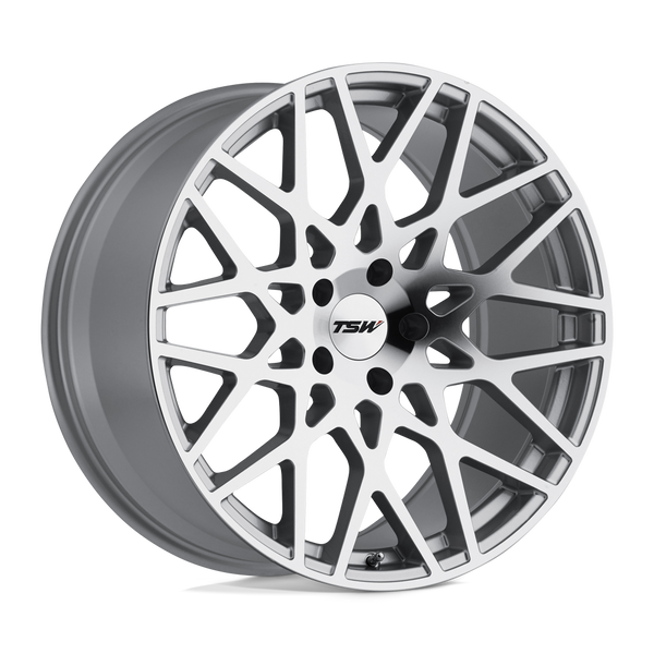TSW VALE SILVER W/ MIRROR CUT FACE Wheels for 2017-2020 ACURA MDX [] - 17X8 35 mm - 17"  - (2020 2019 2018 2017)