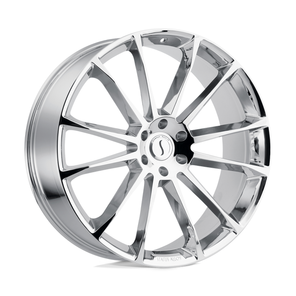 Status GOLIATH CHROME Wheels for 2005-2019 GMC SIERRA 1500 [] - 22X9.5 15 MM - 22"  - (2019 2018 2017 2016 2015 2014 2013 2012 2011 2010 2009 2008 2007 2006 2005)