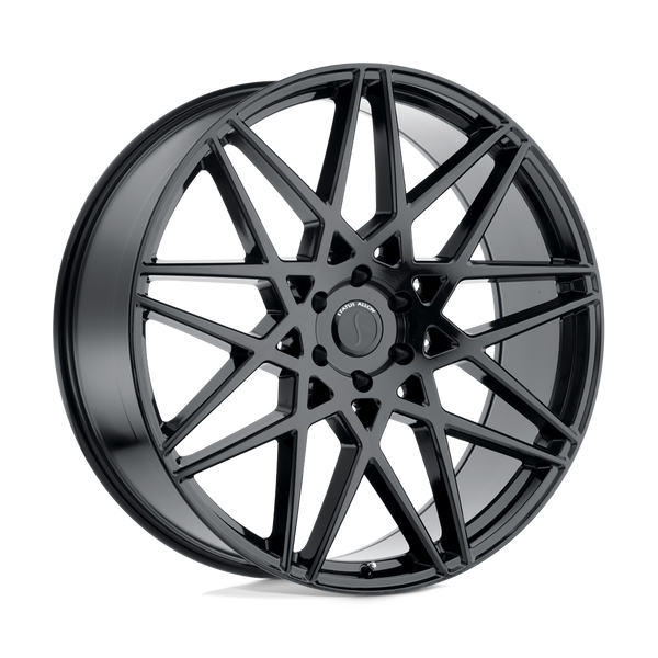 Status GRIFFIN GLOSS BLACK Wheels for 2016-2022 NISSAN TITAN, TITAN XD [] - 22X9.5 25 MM - 22"  - (2022 2021 2020 2019 2018 2017 2016)