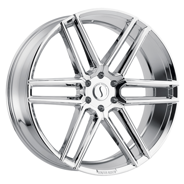 Status TITAN CHROME Wheels for 2022-2023 TOYOTA TUNDRA [] - 22X9.5 25 MM - 22"  - (2023 2022)