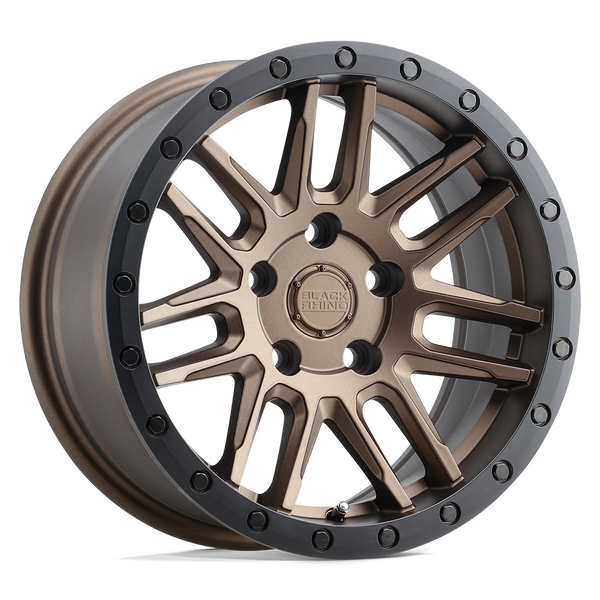 Black Rhino ARCHES BRONZE W/ BLACK RING Wheels for 2015-2020 ACURA TLX [] - 17X8 30 MM - 17"  - (2020 2019 2018 2017 2016 2015)