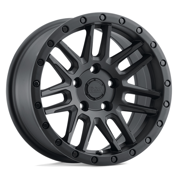 Black Rhino ARCHES MATTE BLACK Wheels for 2007-2014 FORD EDGE [] - 17X8 30 MM - 17"  - (2014 2013 2012 2011 2010 2009 2008 2007)