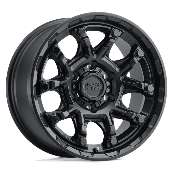 Black Rhino ARK MATTE BLACK W/ GLOSS BLACK BOLTS Wheels for 2021-2022 FORD BRONCO [] - 20X9 12 MM - 20"  - (2022 2021)