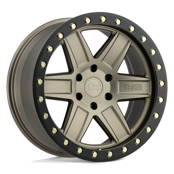 Black Rhino ATTICA MATTE BRONZE W/ BLACK RING Wheels for 2010-2020 FORD F-150 [] - 17X9 12 MM - 17"  - (2020 2019 2018 2017 2016 2015 2014 2013 2012 2011 2010)