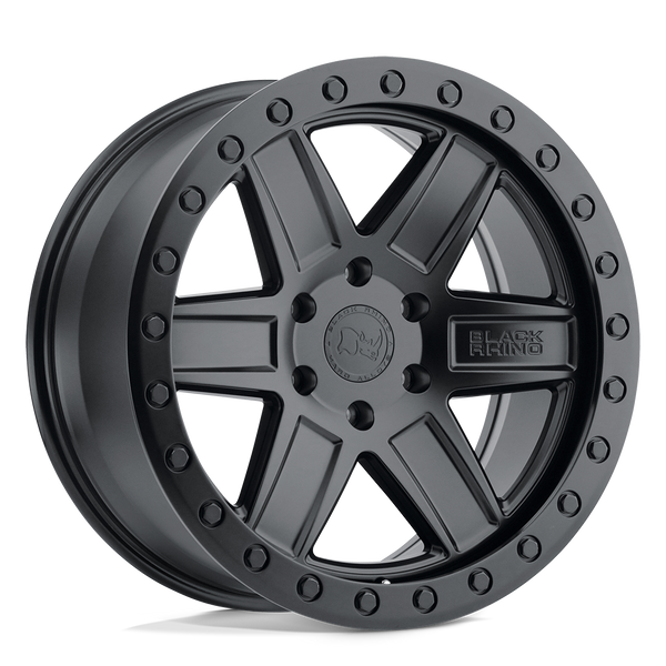 Black Rhino ATTICA MATTE BLACK W/ BLACK RING Wheels for 2021-2022 FORD BRONCO [] - 17X9 12 MM - 17"  - (2022 2021)