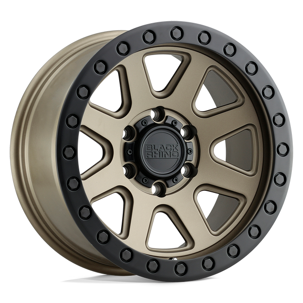 Black Rhino BAKER MATTE BRONZE W/ BLACK RING Wheels for 2021-2022 FORD BRONCO [] - 17X8.5 0 MM - 17"  - (2022 2021)