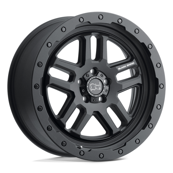 Black Rhino BARSTOW TEXTURED MATTE BLACK Wheels for 2019-2023 ACURA RDX [] - 19X8 20 mm - 19"  - (2023 2022 2021 2020 2019)