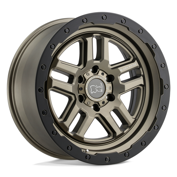 Black Rhino BARSTOW MATTE BRONZE W/ MATTE BLACK RING Wheels for 2014-2016 ACURA MDX [] - 20X8.5 30 mm - 20"  - (2016 2015 2014)