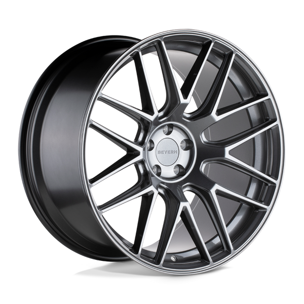 Beyern AUTOBAHN GLOSS GUNMETAL Wheels for 2013-2018 ACURA MDX [] - 17X8 15 mm - 17"  - (2018 2017 2016 2015 2014 2013)
