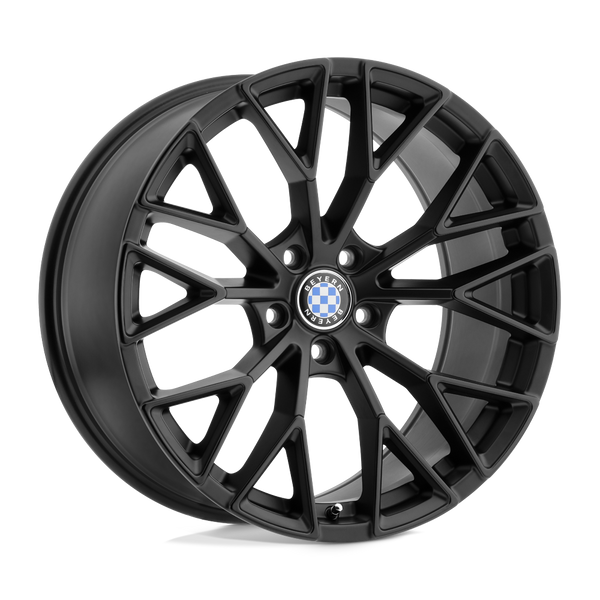 Beyern ANTLER DOUBLE BLACK - MATTE BLACK W/ GLOSS BLACK FACE Wheels for 2014-2020 ACURA RLX [] - 18X8.5 30 mm - 18"  - (2020 2019 2018 2017 2016 2015 2014)