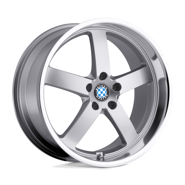 Beyern RAPP SILVER W/ MIRROR CUT LIP Wheels for 2022-2023 ACURA MDX [] - 18X8.5 30 mm - 18"  - (2023 2022)