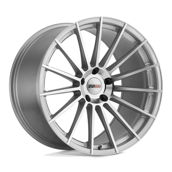 Cray MAKO SILVER W/ MIRROR CUT FACE Wheels for 2021-2023 ACURA TLX [] - 20X9 38 mm - 20"  - (2023 2022 2021)