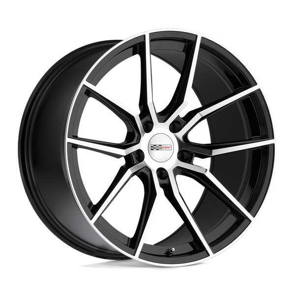 Cray SPIDER GLOSS BLACK W/ MIRROR CUT FACE Wheels for 2019-2023 ACURA RDX [] - 20X9 38 mm - 20"  - (2023 2022 2021 2020 2019)