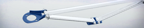 Cusco Type OS-T Rear Strut Bar for 2001-2007 SUBARU Impreza WRX STi GDB - 660 544 A - (2007 2006 2005 2004 2003 2002 2001)