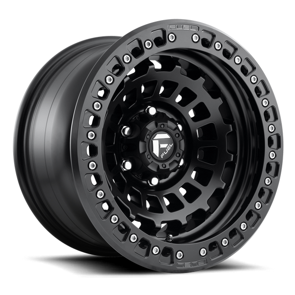 FUEL D101 Matte Black Wheels for 2007-2018 JEEP WRANGLER - 17x9 -15 mm - 17" - (2018 2017 2016 2015 2014 2013 2012 2011 2010 2009 2008 2007)