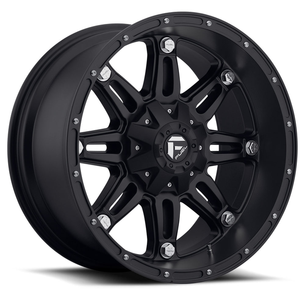 FUEL D531 Matte Black Wheels for 2007-2018 JEEP WRANGLER - 17x9 -12 mm - 17" - (2018 2017 2016 2015 2014 2013 2012 2011 2010 2009 2008 2007)