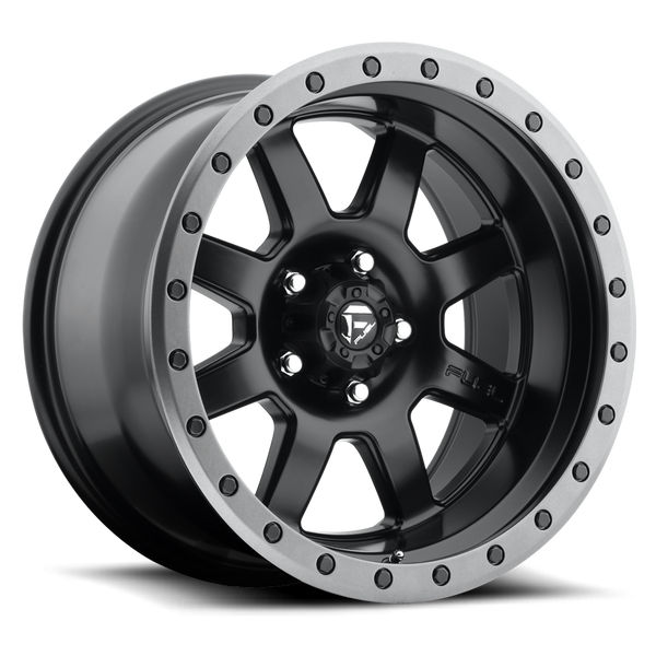 FUEL D551 Matte Black Wheels for 2007-2018 JEEP WRANGLER - 20x9 -12 mm - 20" - (2018 2017 2016 2015 2014 2013 2012 2011 2010 2009 2008 2007)